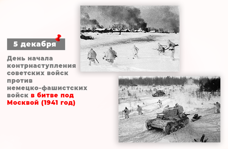 День начала контрнаступления советских войск против немецко-фашистских войск в битве под Москвой (1941)